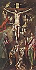 El Greco Famous Paintings - The Crucifixion